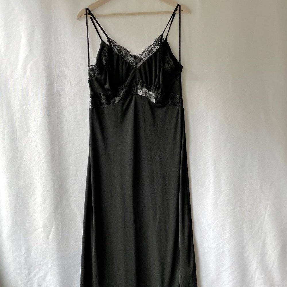 Zara Lace Trim Midi Dress